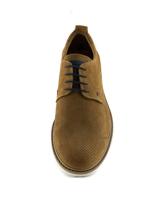 628 Leder Herren Freizeitschuhe Tabac Braun