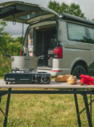 Outwell Τραπέζι Αλουμινίου για Camping Πτυσσόμενο 120x23cm Γκρι