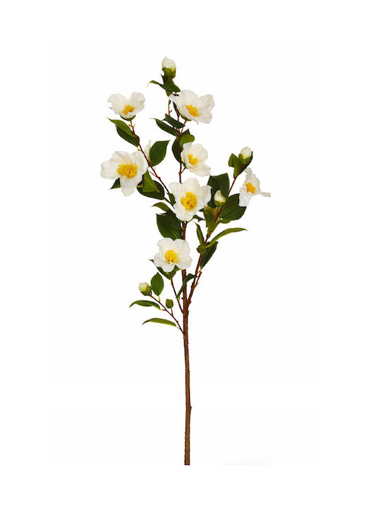 Κλαδι Καμελιας Λευκα Ανθη 0x0x107cm Μονόχρωμο Evergreens