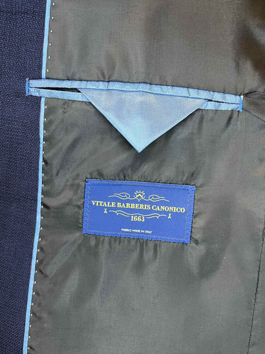 Winter Herrenanzugsjacke mit Schlanke Passform Blau