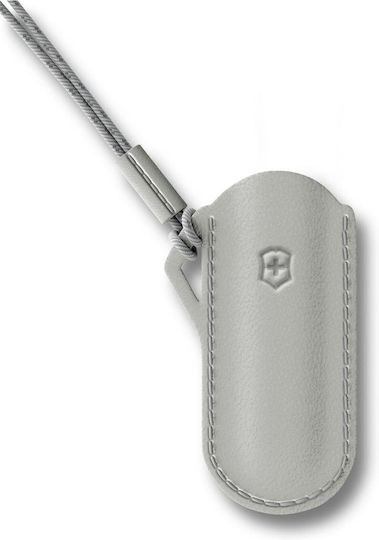 Classic Sd Schweizer Armee-Messer 58 Mm 7 Funktionen Rosa Leder-Gehäuse Grau