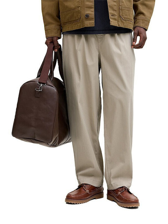 Sweatpants with Elastic Beige