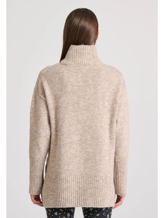 Women's Sweater Woolen Vitage Beige