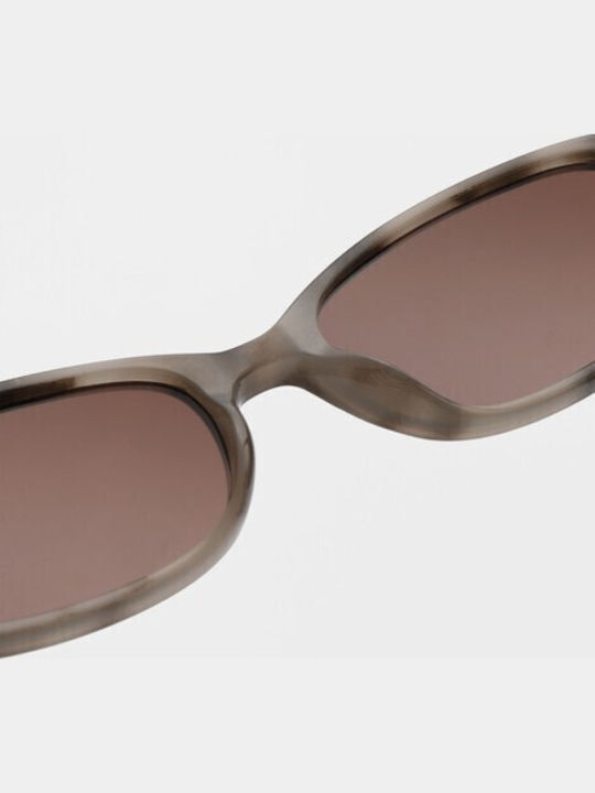 A.Kjaerbede Unisex Sunglasses with Gray Frame and Gray Lens KL2415-010