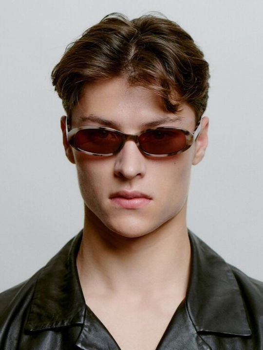 A.Kjaerbede Unisex Sunglasses with Gray Frame and Gray Lens KL2415-010