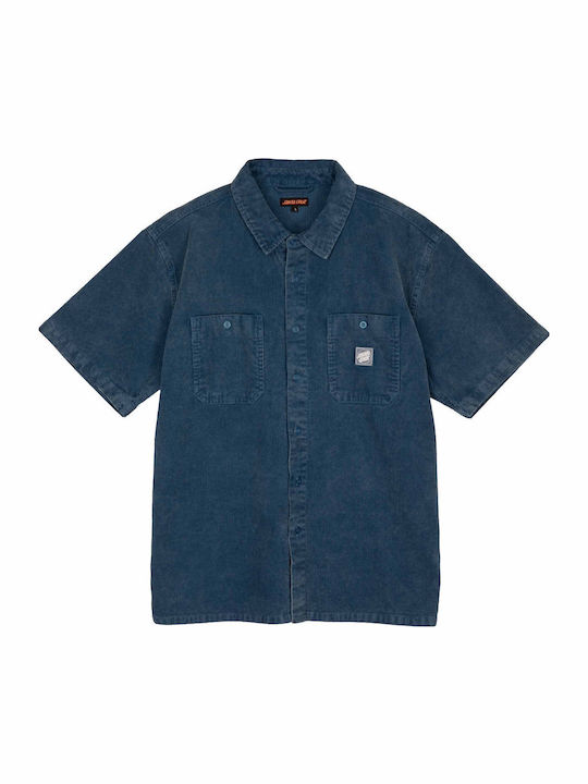 Short Sleeve Shirt in Regular Fit Teal
