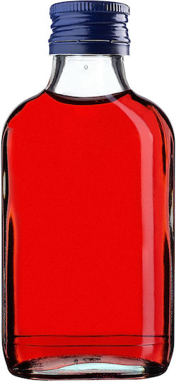 100ml Flask Bottle Blue Cap 1 Pc
