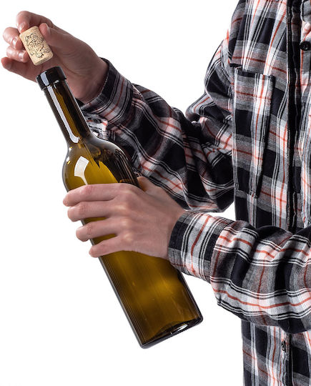 Wine Bottle Cork Bordeaux 0.75l 750ml Glass Bottles Wine Cider