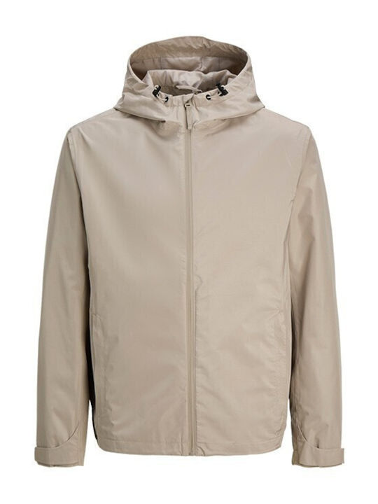 Windproof Beige Jacket