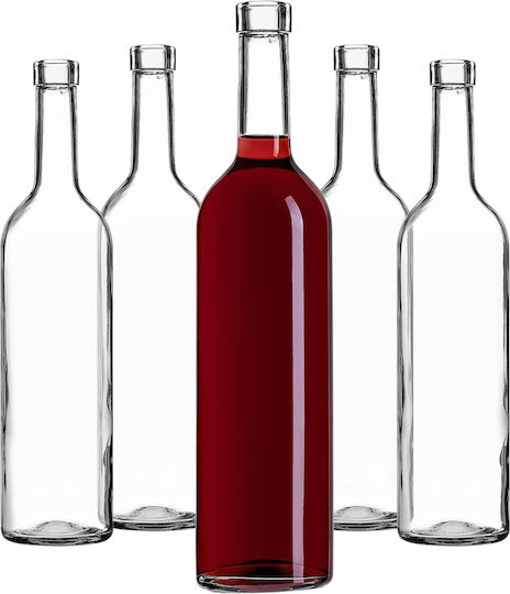 Kadax Wein-/Getränkeflaschen Bordeaux 0,75 l 750ml Flaschen Wein Cider Weiß