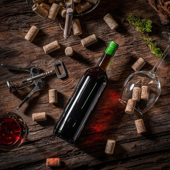 Wine Bottle Cork Bordeaux 0.75l 750ml Glass Bottles Wine Cider