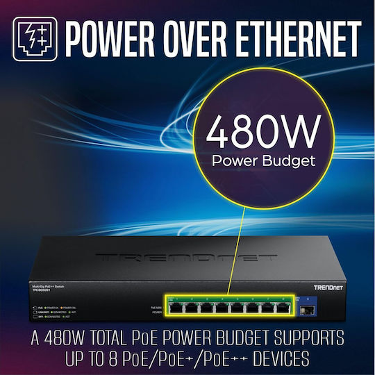 Trendnet TPE-BG5091 L2 Switch με 8 Θύρες Gigabit (1Gbps) Ethernet και 1 SFP Θύρα