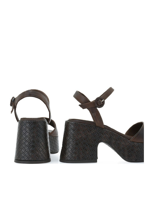 Damen Sandalen Braune
