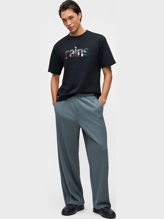 Rains Kurzarm T-Shirt Schwarz