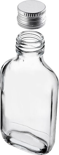 Flaschen Fläschchen 100ml Silber Verschlüsse 10 Stücke