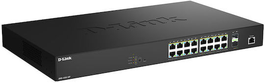 D-Link DMS-1250-18P/E L2 Schalter mit 16 Gigabit Ethernet-Ports und 2 SFP-Ports