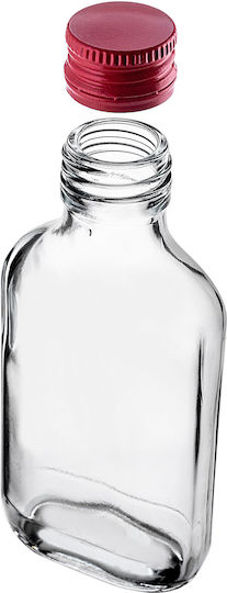 Flaschen Fläschchen 100ml Rote Kappe 10 Stücke