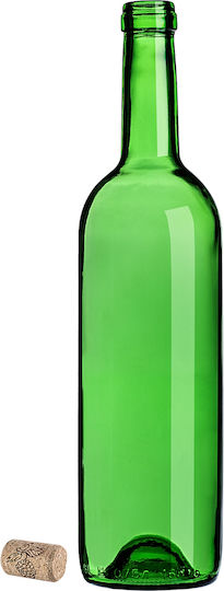 10 Pcs Glass Bottles Wine Liqueurs Wine Bottle 0.75l 750ml + Stoppers