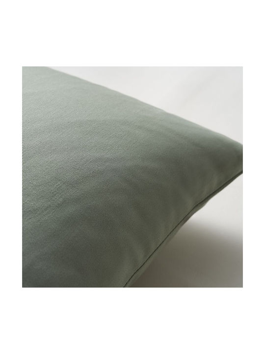 Gofis Home Decorative Pillow Case Gofis 100% Cotton Smoke Green 43x43cm
