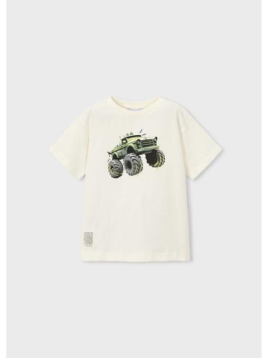 Kids' Shirt Short Sleeve Ecru