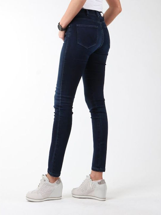 Панталон Jean С Висока Талия Дамски В Skinny Кройка