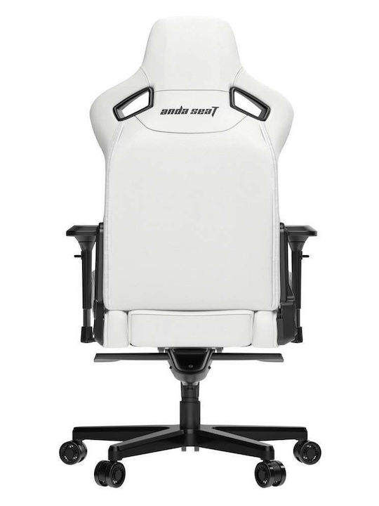 Anda Seat AD12XL Kaiser II Καρέκλα Gaming Δερματίνης με Ρυθμιζόμενα Μπράτσα White