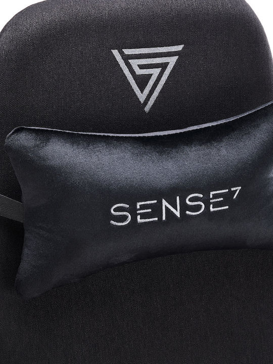 SENSE7 Spellcaster XL Геймърски стол с регулируеми подлакътници Черен