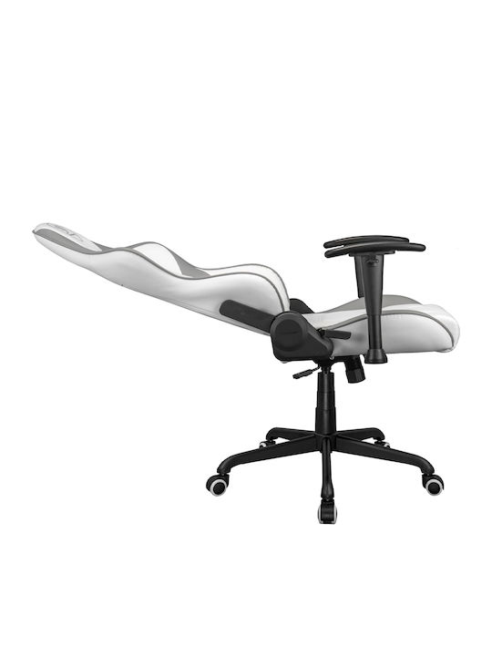 Cougar Armor Elite Artificial Leather Gaming Chair with Adjustable Arms White