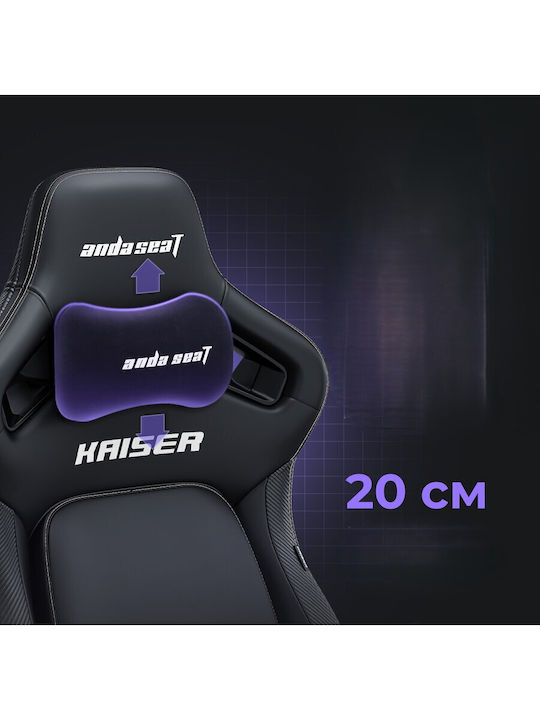 Anda Seat Kaiser 4 XL Artificial Leather Gaming Chair with Adjustable Arms Elegant Black