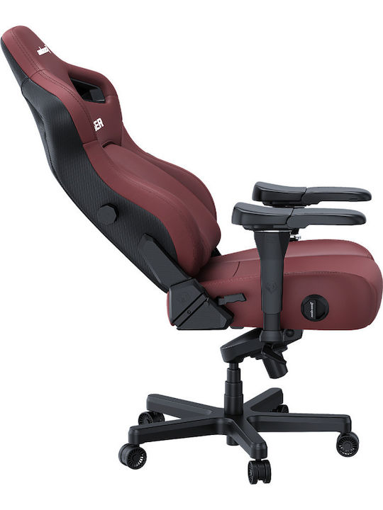 Anda Seat Kaiser 4 XL Καρέκλα Gaming Δερματίνης με Ρυθμιζόμενα Μπράτσα Maroon