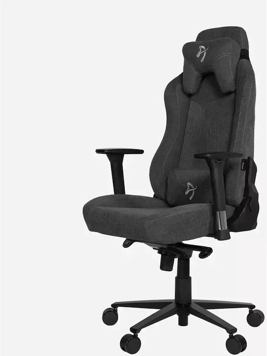 Arozzi Vernazza Soft Fabric Scaun Gaming cu Brațe Reglabile Dark Grey