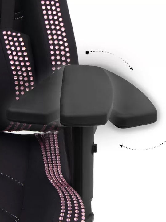 Megapap ZIO Gaming Pro Elegant Καρέκλα Gaming Δερματίνης με Ρυθμιζόμενα Μπράτσα pebbles