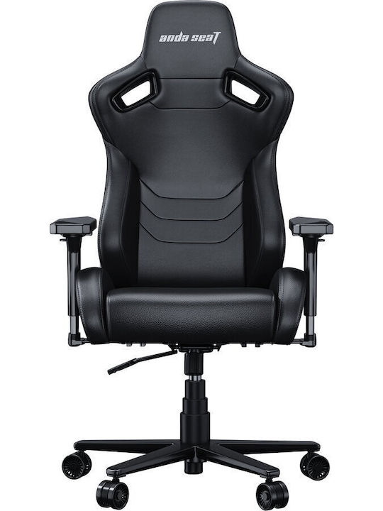 Anda Seat Kaiser Frontier XL Καρέκλα Gaming Δερματίνης με Ρυθμιζόμενα Μπράτσα Μαύρη