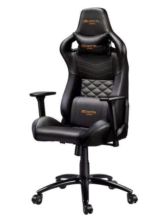 Canyon Nightfall GС-7 Καρέκλα Gaming Δερματίνης με Ρυθμιζόμενα Μπράτσα Μαύρη