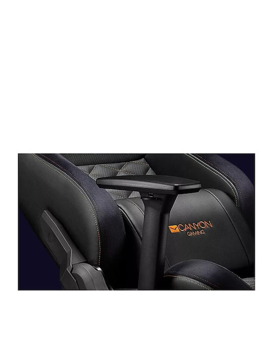 Canyon Nightfall GС-7 Καρέκλα Gaming Δερματίνης με Ρυθμιζόμενα Μπράτσα Μαύρη