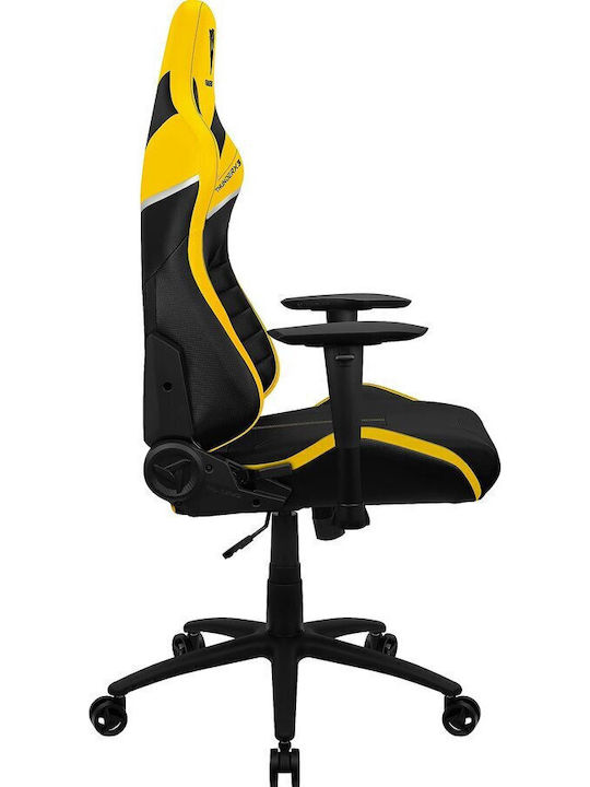Thunder X3 TC5 Scaun Gaming Din piele ecologică cu Brațe Reglabile Bumblebee Yellow