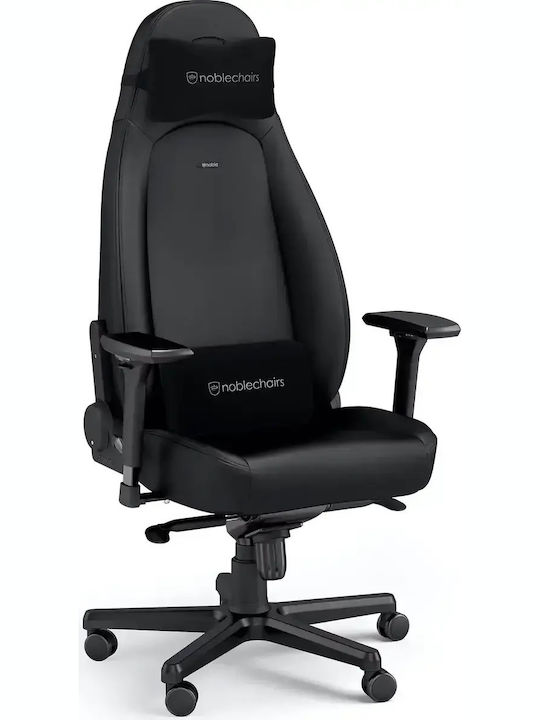 Noblechairs Icon Καρέκλα Gaming Δερματίνης με Ρυθμιζόμενα Μπράτσα Black Edition