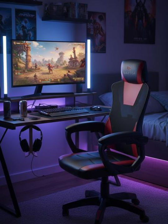 Raptor Ace Υφασμάτινη Καρέκλα Gaming Κόκκινη