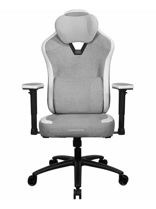 Thunder X3 EAZE Loft Υφασμάτινη Καρέκλα Gaming με Ρυθμιζόμενα Μπράτσα Grey