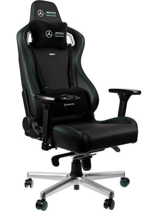 Noblechairs Epic Καρέκλα Gaming Δερματίνης με Ρυθμιζόμενα Μπράτσα Mercedes-AMG Petronas Formula One Team Edition