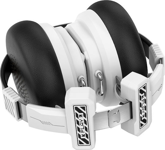 Onikuma GT803 Безжични On Ear Гейминг Слушалки с Bluetooth / USB Свързаност Бели