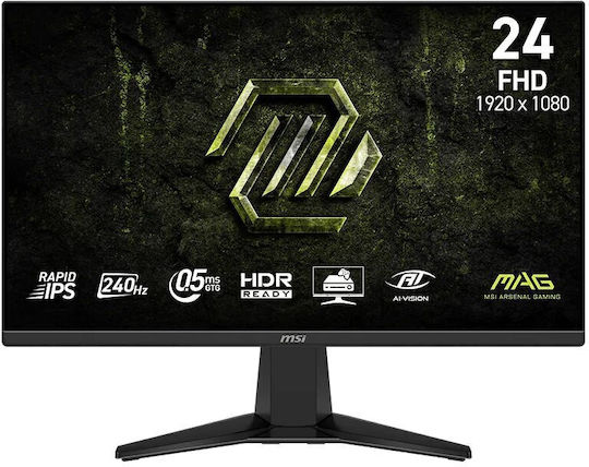 MSI MSI MAG 245F X24 IPS HDR Monitor 23,8 Zoll FHD 1920x1080 240Hz mit Reaktionszeit 0,5ms GTG