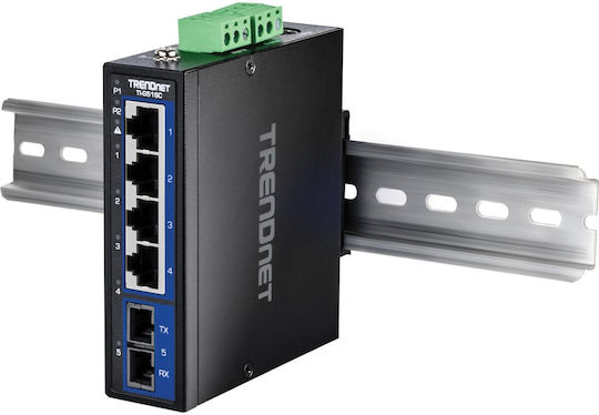 Trendnet TI-G51SC Unverwaltet L2 Switch mit 4 Ports Gigabit (1Gbps) Ethernet