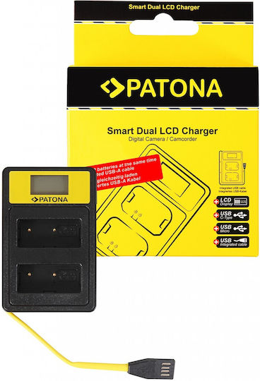 Patona Double Battery Charger Compatible with Fujifilm