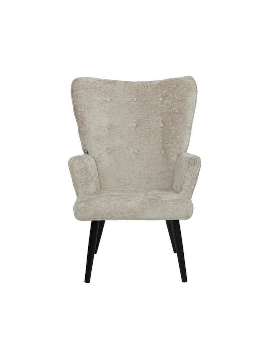 Armchair Beige-Black 67x74x97cm
