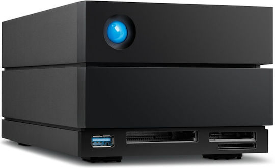 Lacie 2big Dock Thunderbolt 3 / USB 3.1 Externe HDD 48TB Multi-Bay Schwarz