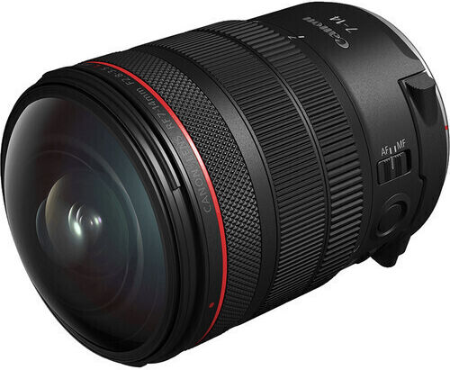 Canon Voller Rahmen Kameraobjektiv RF 7-14mm f/2.8-3.5 L STM Fisheye für Canon RF Berg Schwarz