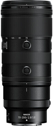 Nikon Φωτογραφικός Φακός 70-200mm f/2.8 VR S II Σταθερός για Nikon Z Mount Μαύρος