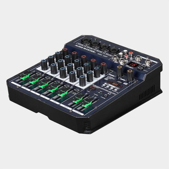 Audio Master M60DSP 00.000921 Αναλογικός Μίκτης 16 Καναλιών με Phantom Power & 16 Εισόδους XLR & Bluetooth