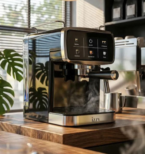 Izzy Dolce Μηχανή Espresso 1350W Πίεσης 20bar Μαύρη